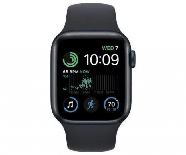 Apple Watch SE 2 GPS 44mm Midnight Aluminum Case with Midnight Sport Band M/L (MNTG3) б/в
